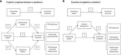 Negative symptoms and social cognition as mediators of the relationship between neurocognition and functional outcome in schizophrenia